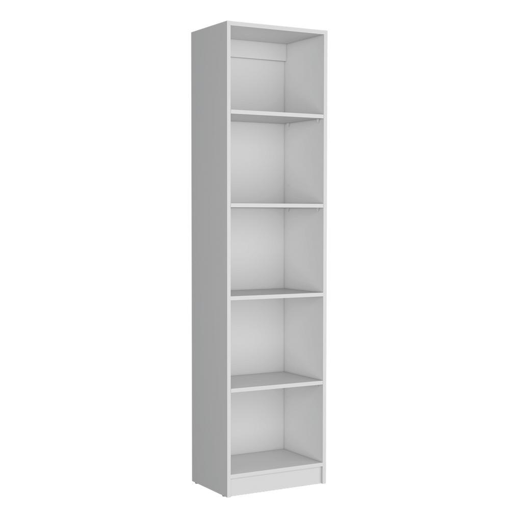 Torrey 3-Piece Living Room Set with 3 White Bookcases