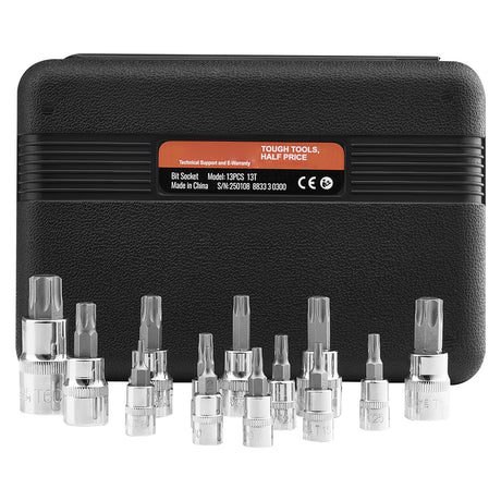 Clearly Marked Torx Bit Socket Set for Repair Work