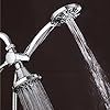 Total Chrome Premium 48-Setting 3-Way Shower Combo with Rain and Handheld