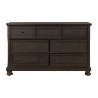 Begonia Grayish Brown Seven-Drawer Bedroom Dresser