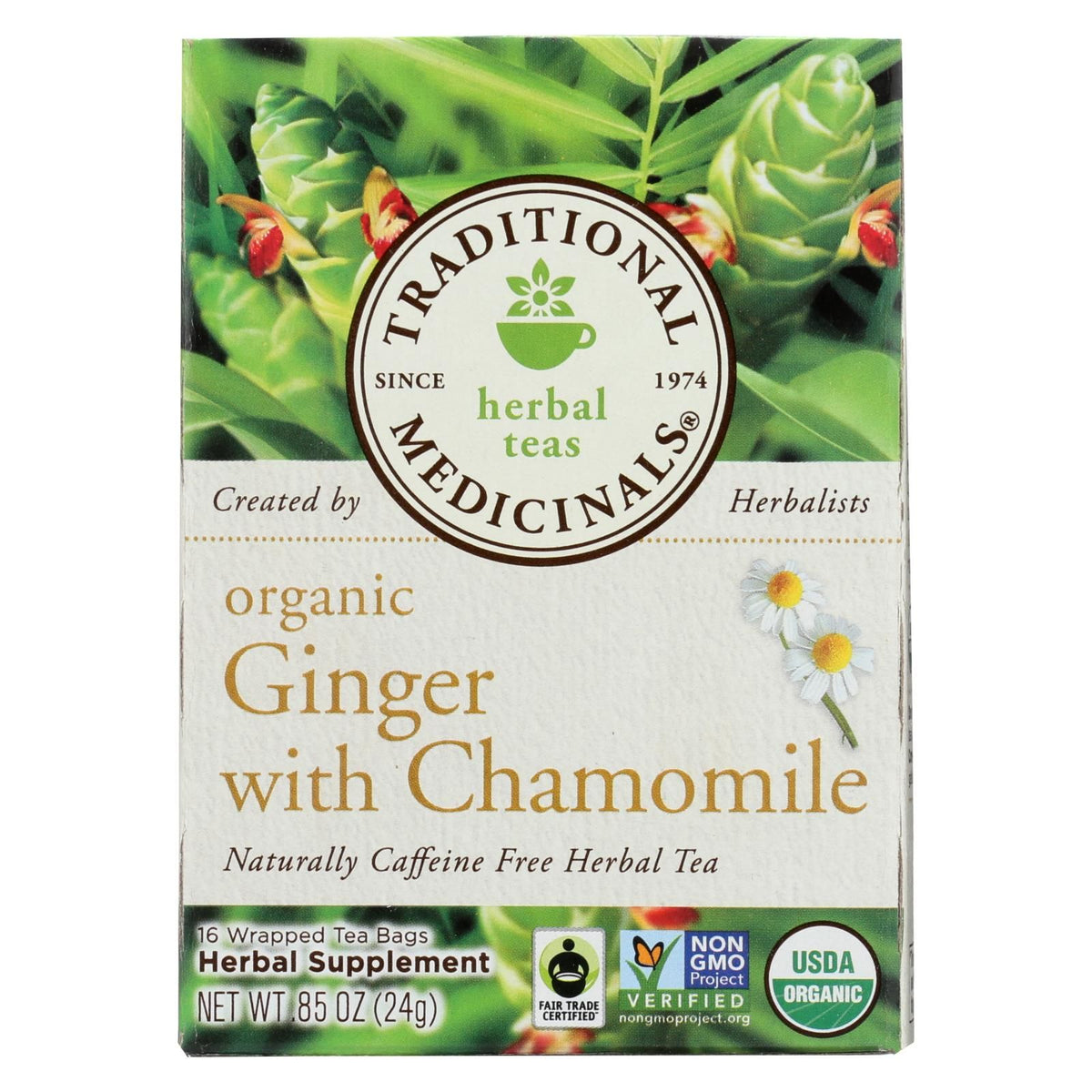 Traditional Medicinals Golden Ginger Herbal Tea