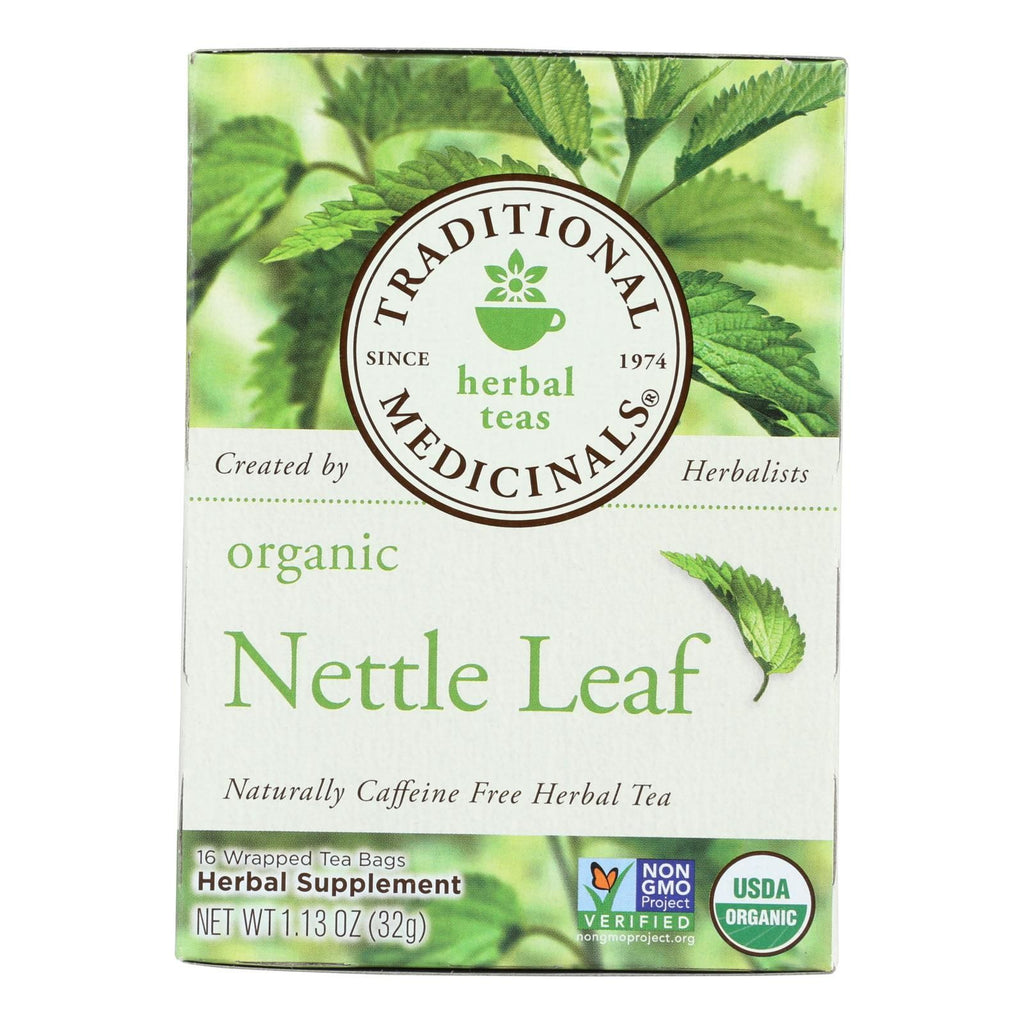Organic Nettle Leaf Herbal Tea, 16 Bags - Case of 6