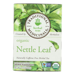 Organic Nettle Leaf Herbal Tea, 16 Bags - Case of 6