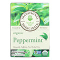 Organic Peppermint Herbal Tea, Caffeine Free, Case of 6 Boxes