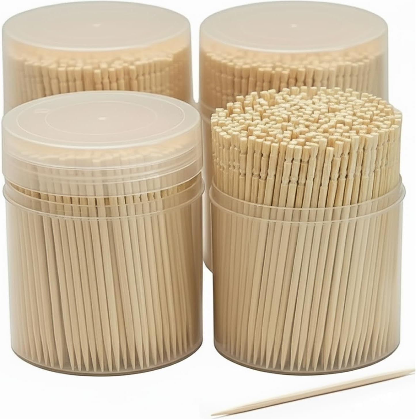 Bulk Bamboo Toothpicks – 2,000 Count for Everyday Dining