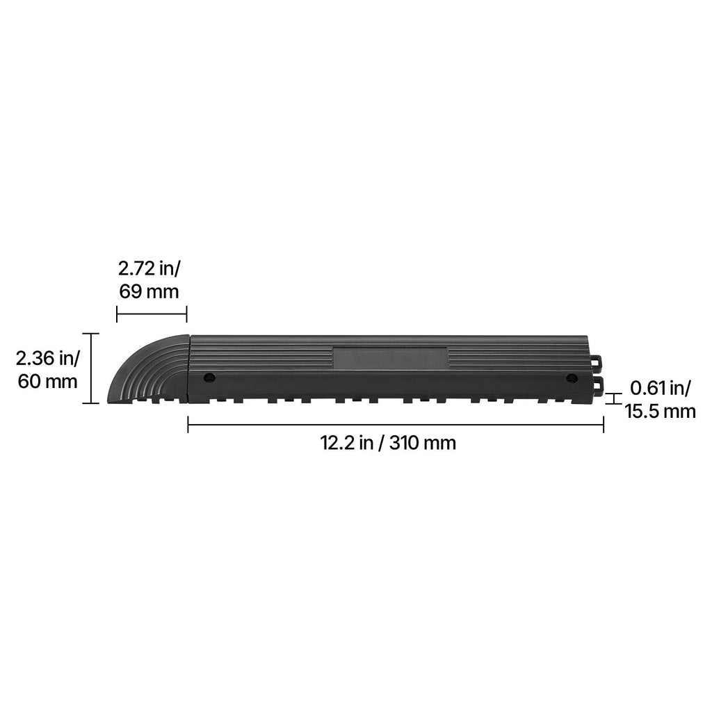 11-Piece Transition Edge Kit for Drainage Mats – Garage Floor Edging