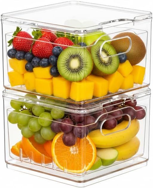 Square Fruit Washing and Storage Container Set