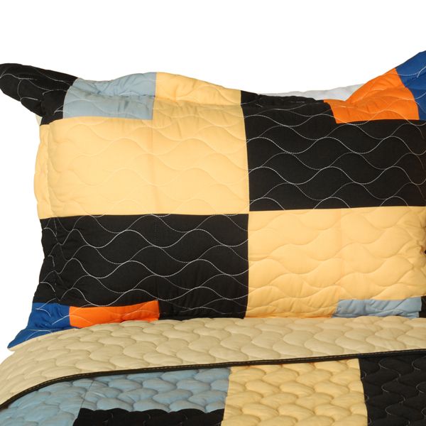 Travel with Wedding Dress Patchwork Quilt Set