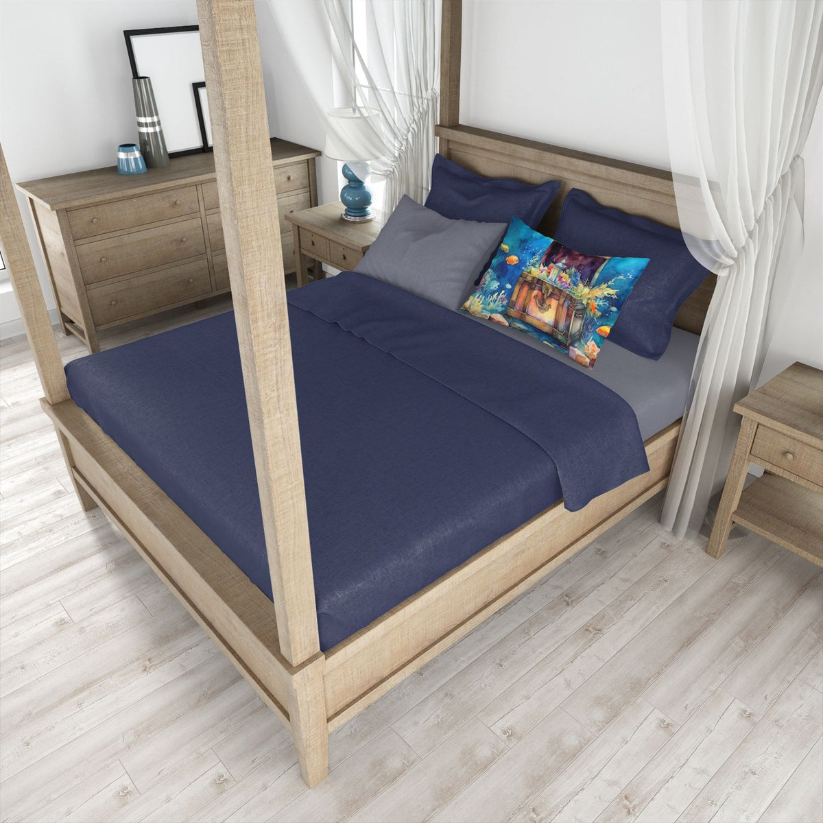 Treasure Chest Decorative Standard Pillowcase