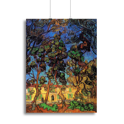 Van Gogh's Trees in the Garden Wall Art