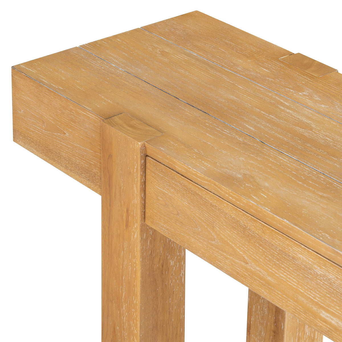 Rustic Minimalist Console Table with Natural Character