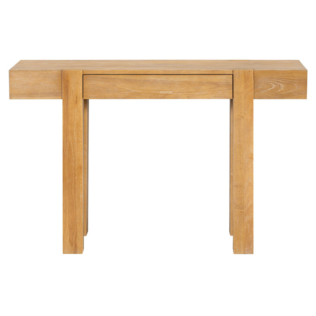 Rustic Minimalist Console Table with Natural Character