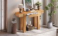 Rustic Minimalist Console Table with Natural Character