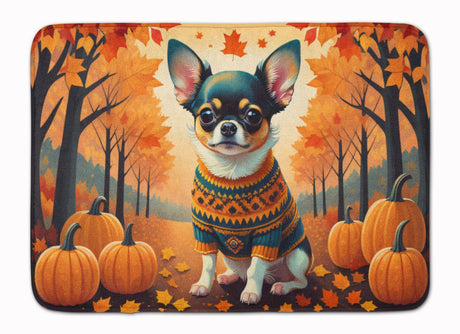 Tricolor Chihuahua Fall Comfort Mat