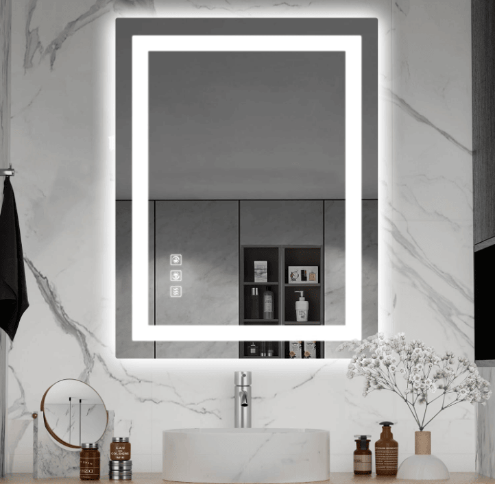 Smart Touch Bathroom Mirror with LED and RGB Lighting - S3R214101UL84"x40"
