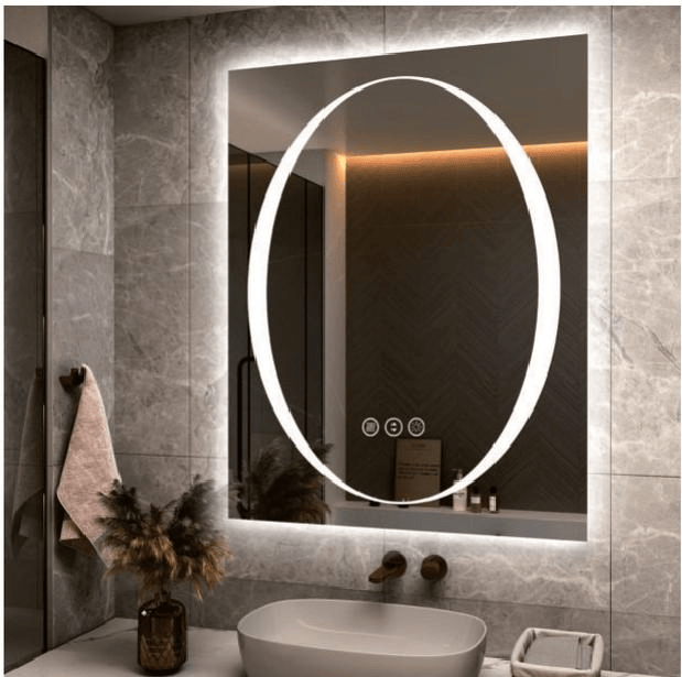 Smart Touch Bathroom Mirror with LED and RGB Lighting - S3R15191UL60"x36"