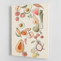 Tropical Vegetable Illustration Lock Wall Art