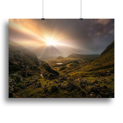 Trotternish Ridge Light 3 Canvas Print – Nature-Inspired Wall Art