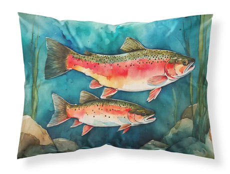 Trout Standard Pillowcase Lightweight Super Soft Easy Care Decorative Artwork Pillowcase