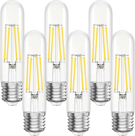 Tubular Dimmable Bulbs with Neutral-White Light