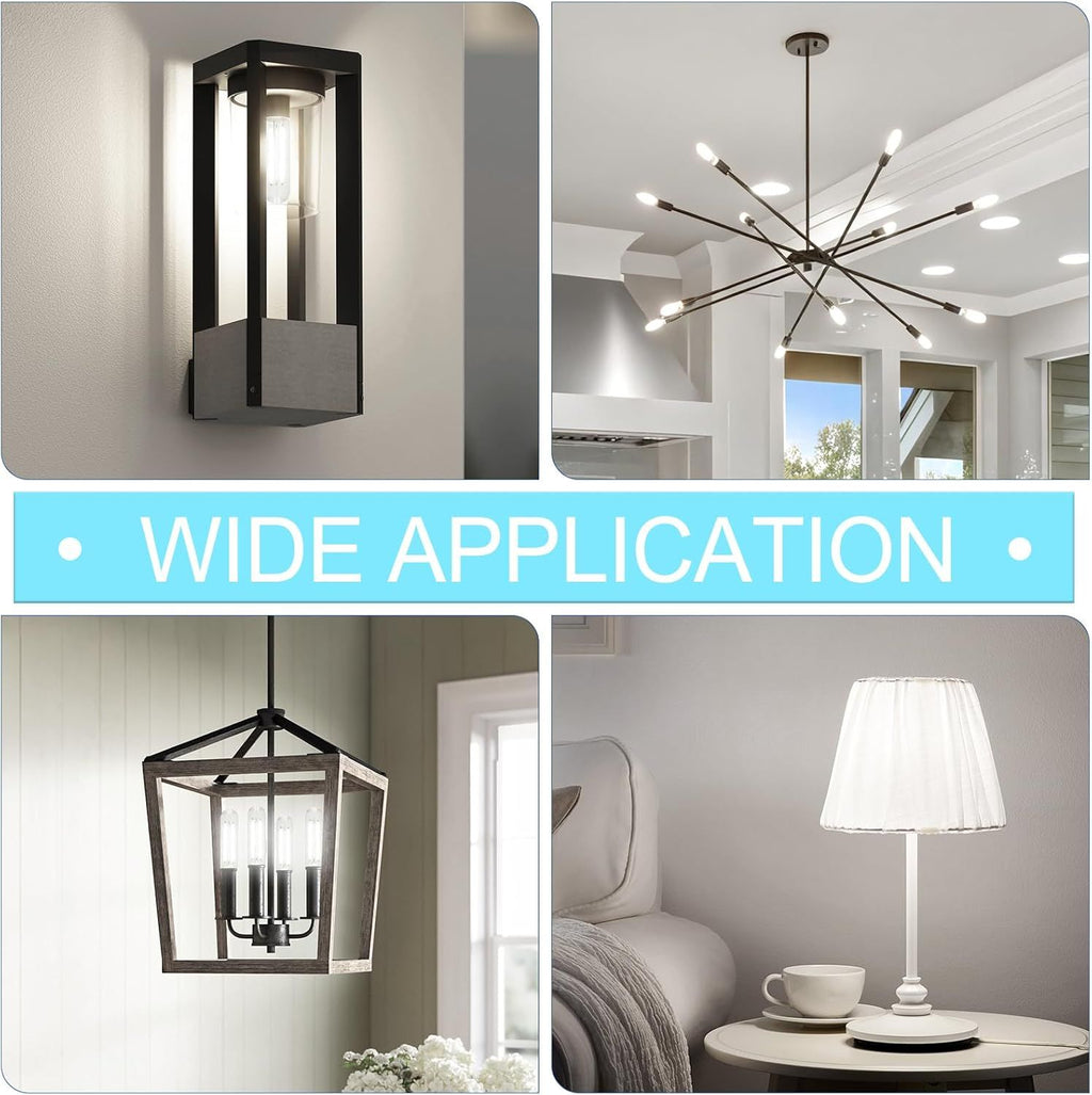 Tubular Dimmable Bulbs with Neutral-White Light