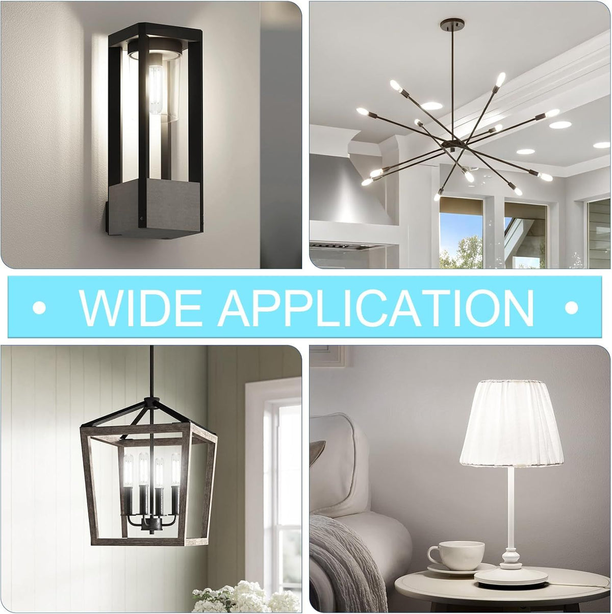 Tubular Dimmable Bulbs with Neutral-White Light