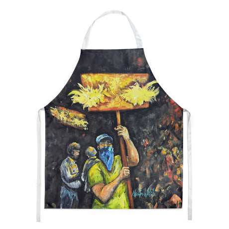 Turn Up The Heat Mardi Gras Bib Apron