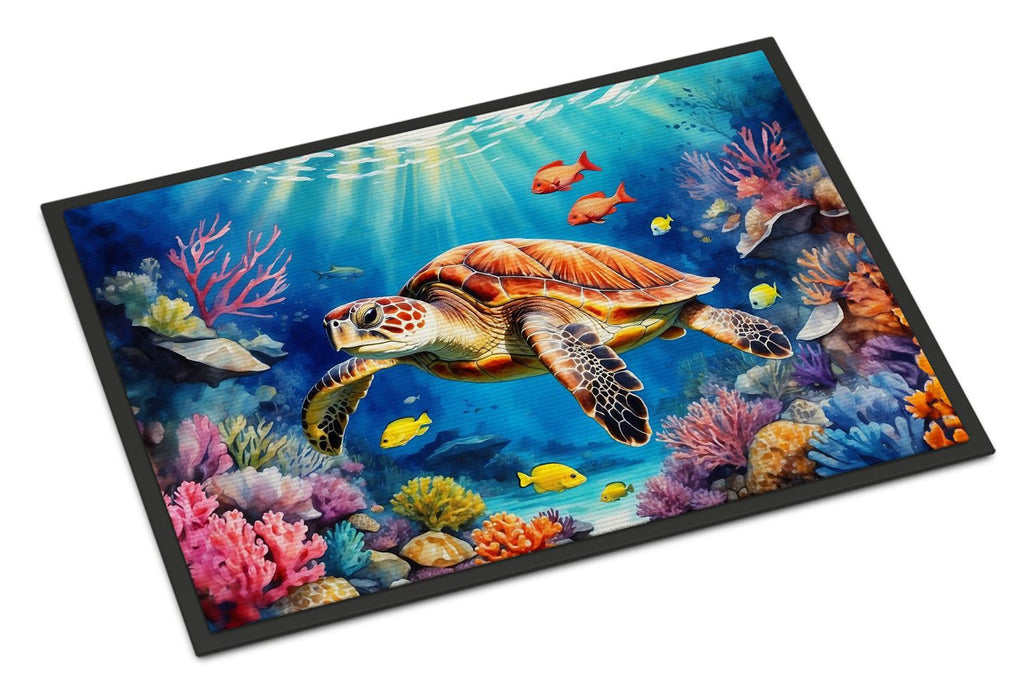 Turtle and Reefs Indoor-Outdoor Doormat