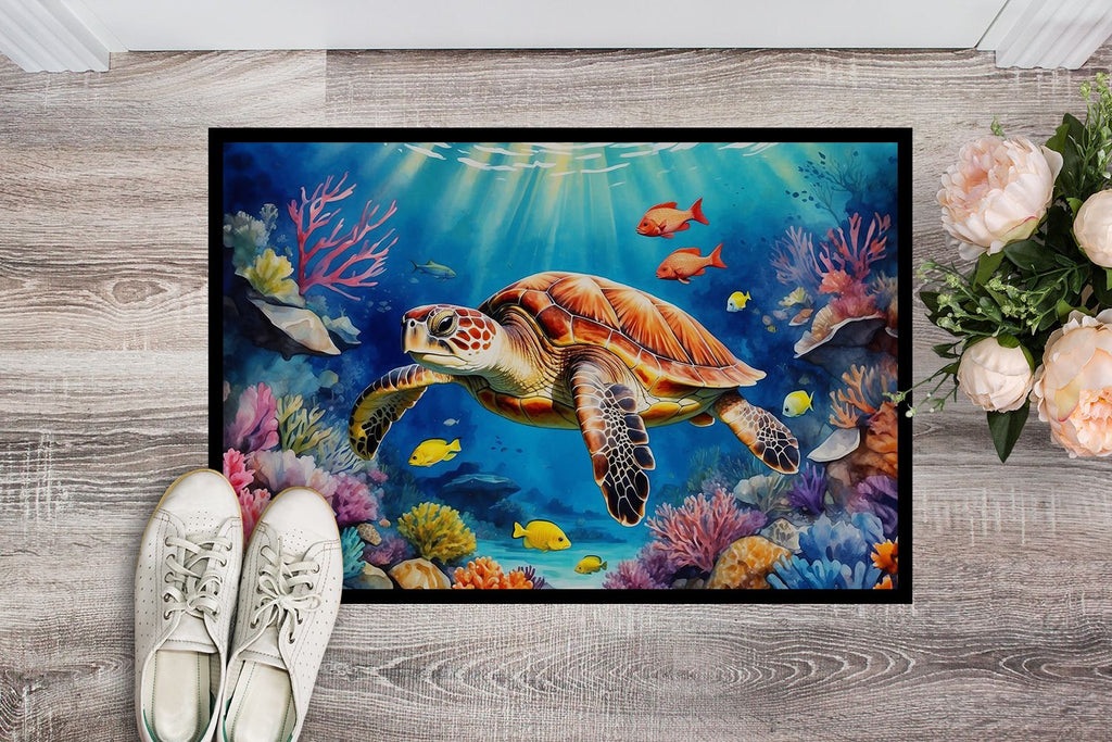 Turtle and Reefs Indoor-Outdoor Doormat