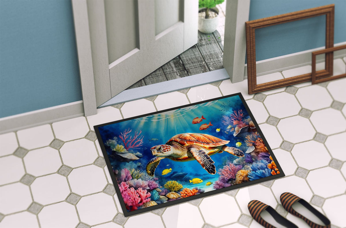 Turtle and Reefs Indoor-Outdoor Doormat