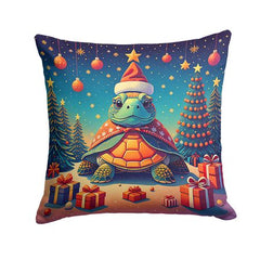 Festive Turtle Christmas Decorative Throw Pillow