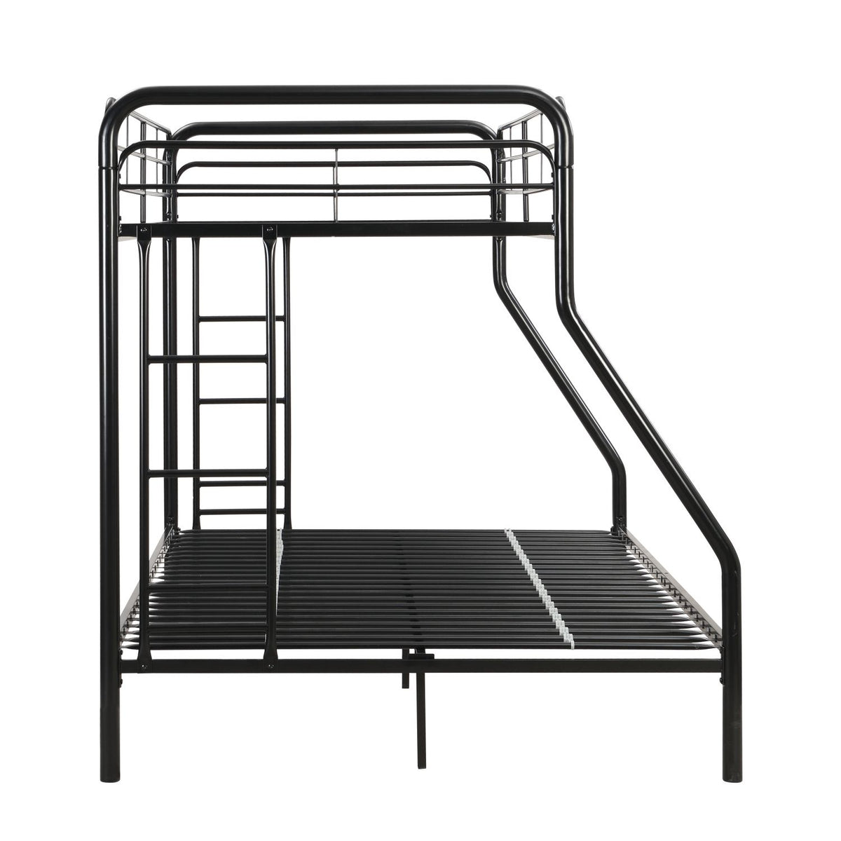 Modern Twin-Over-Full Bunk Bed with Storage
