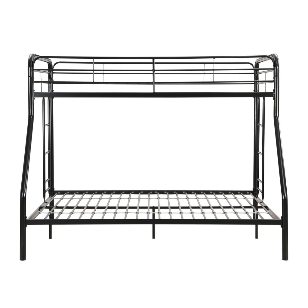 Modern Twin-Over-Full Bunk Bed with Storage