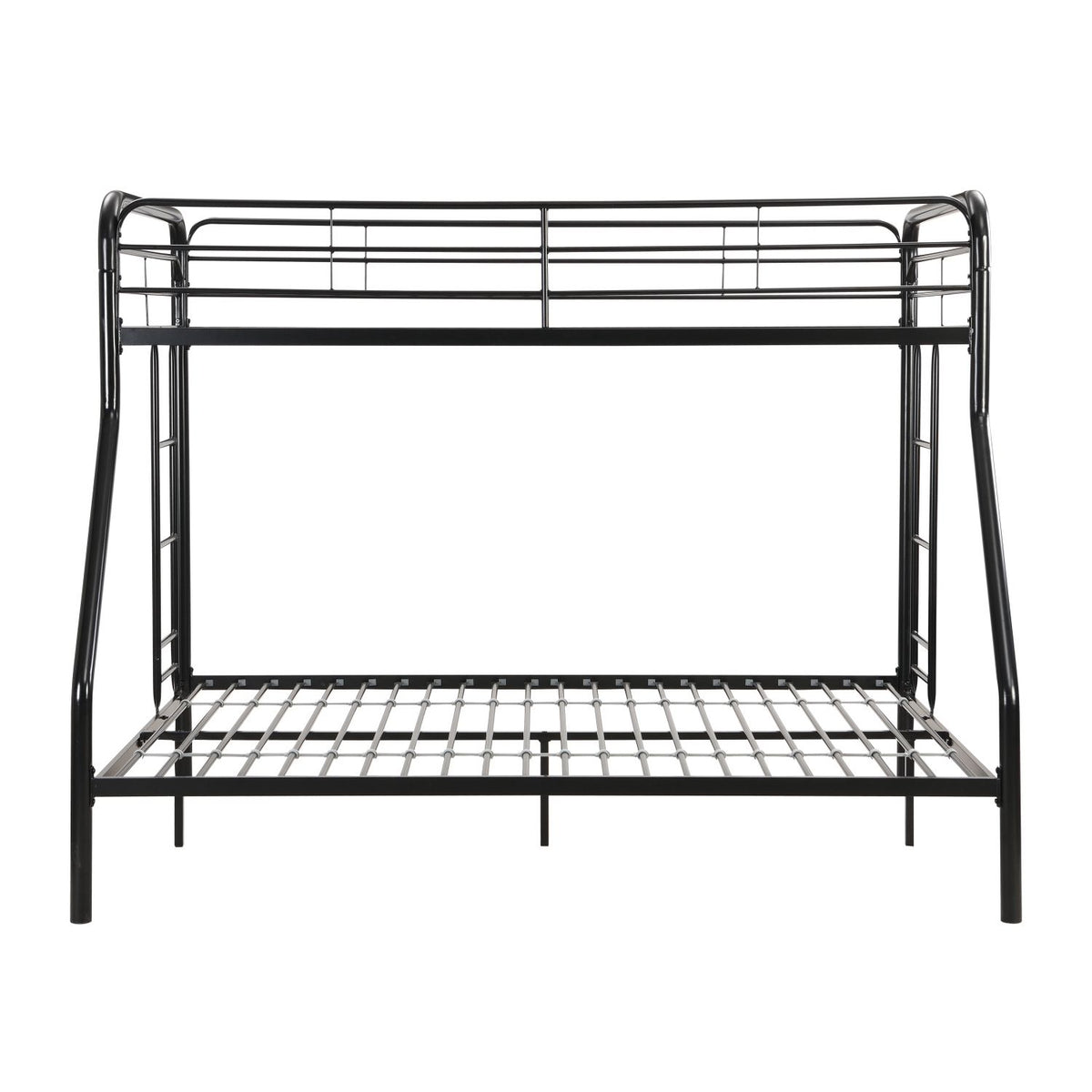 Modern Twin-Over-Full Bunk Bed with Storage