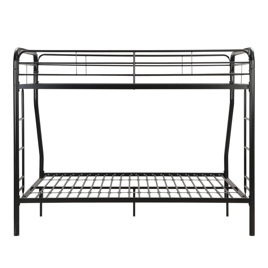 Modern Twin-Over-Full Bunk Bed with Storage