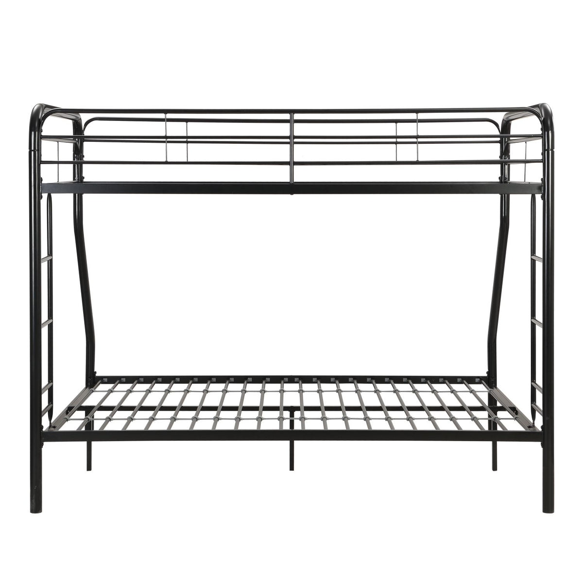 Modern Twin-Over-Full Bunk Bed with Storage