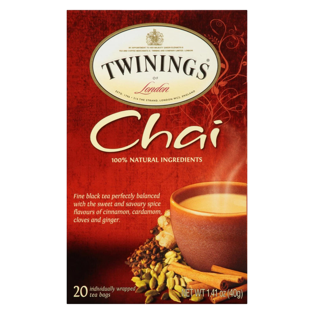 Twinings Spiced Chai Black Tea Bags