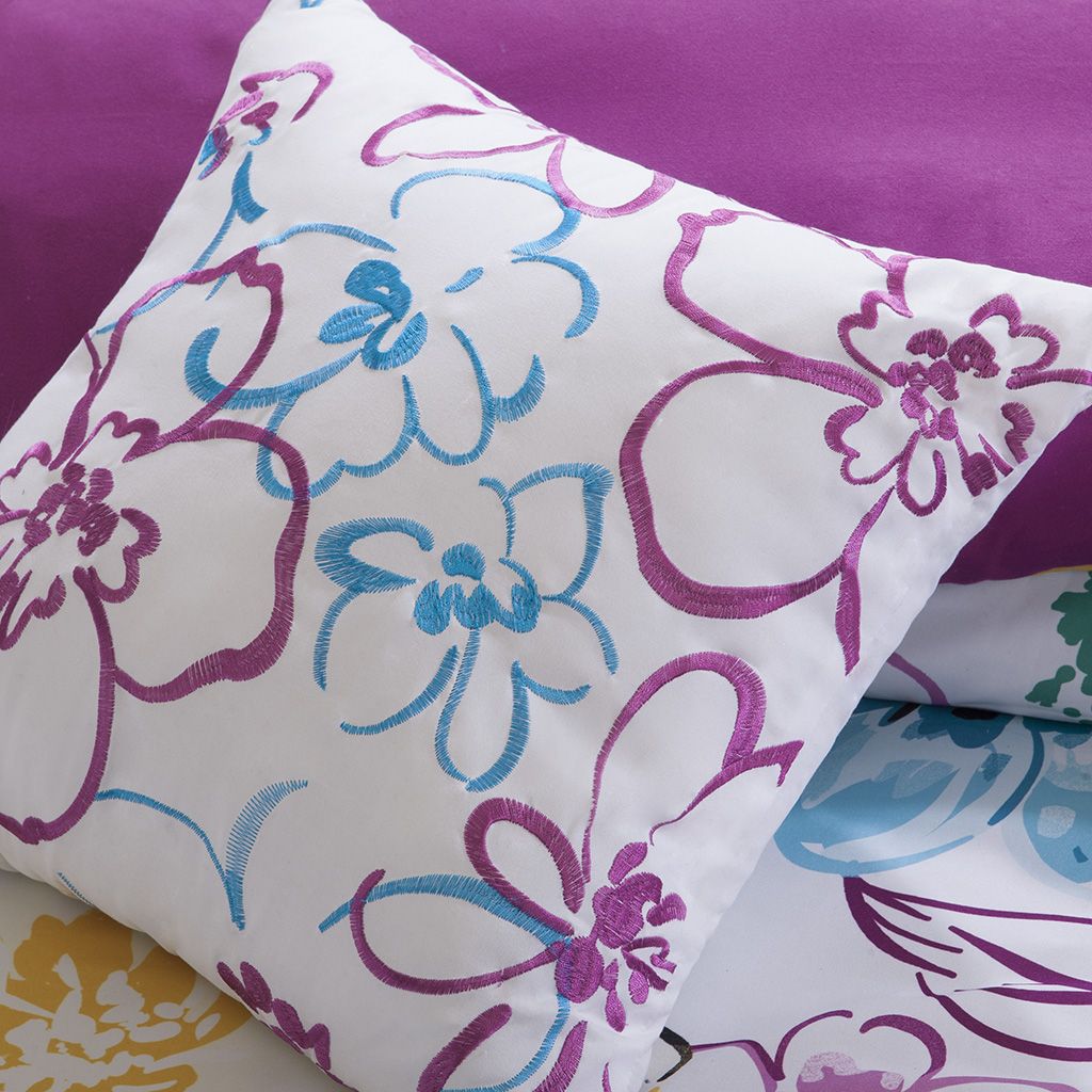 Bright Floral Twin and Twin XL Comforter Set