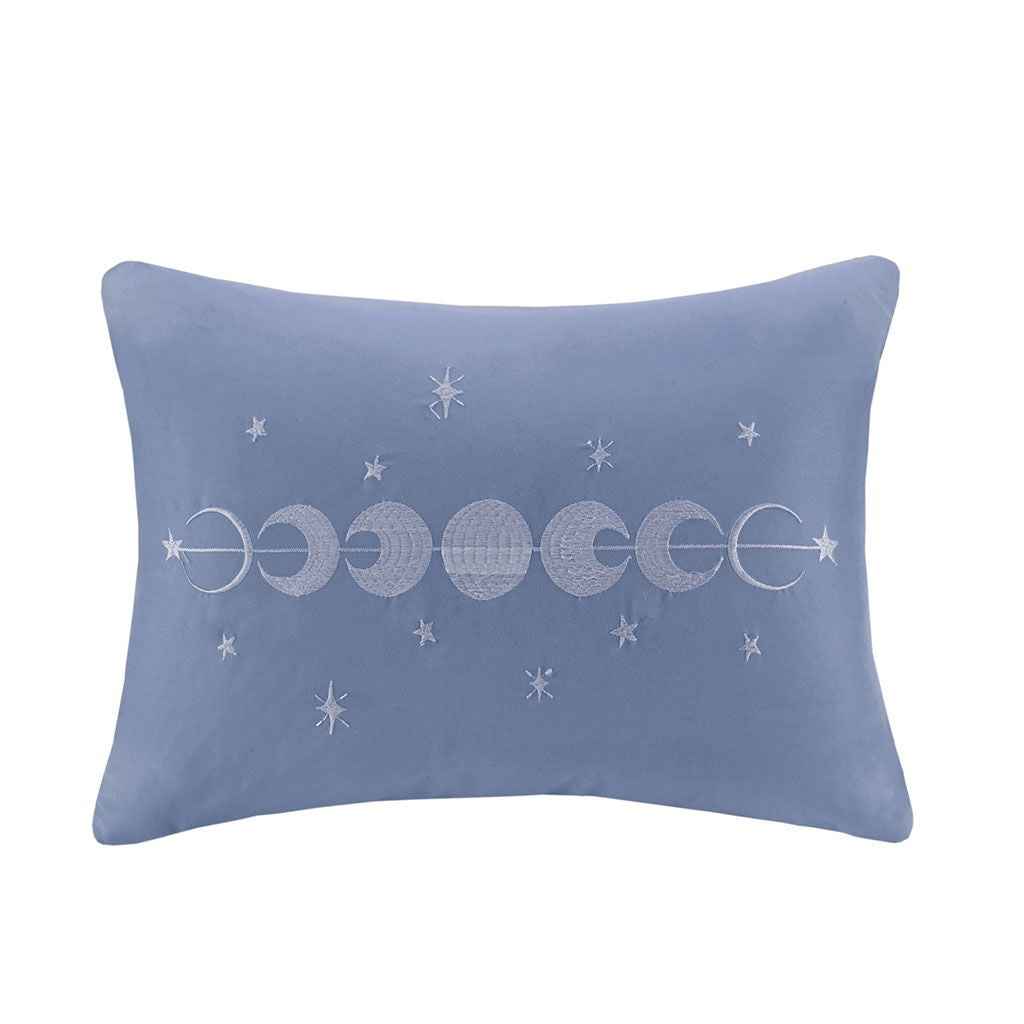 Periwinkle Diamond-Quilted Duvet Cover Set