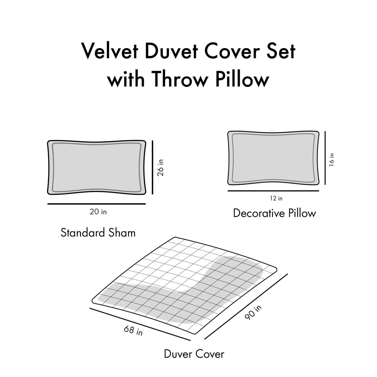 Periwinkle Diamond-Quilted Duvet Cover Set