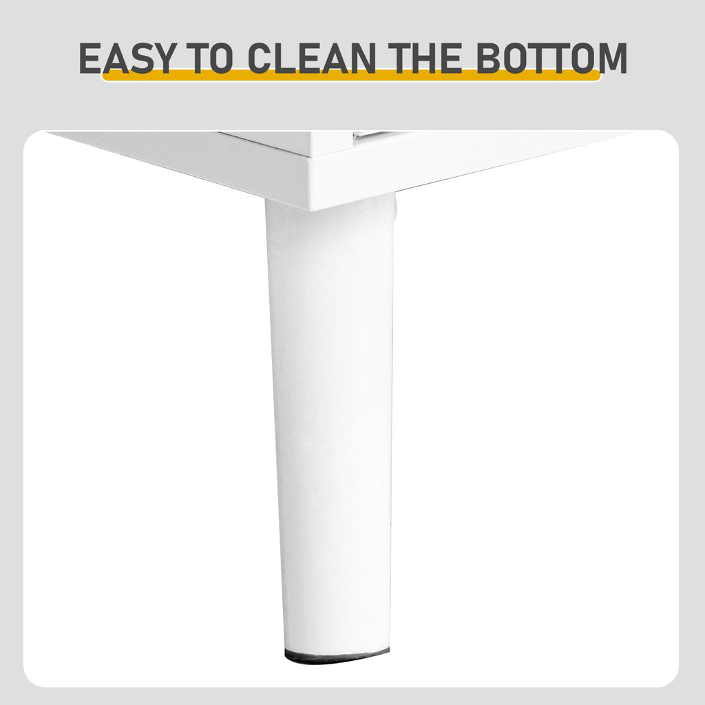 Modern Illuminated Shoe Cabinet with USB LED Strip and Adjustable Shelves
