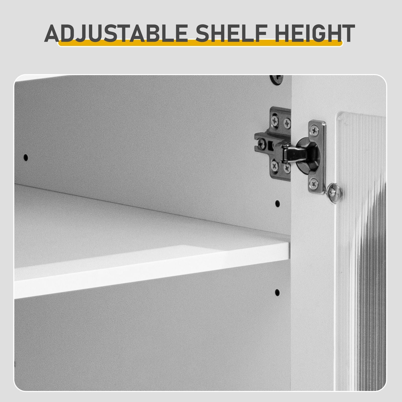 Modern Illuminated Shoe Cabinet with USB LED Strip and Adjustable Shelves