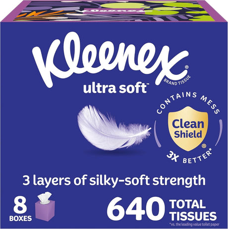 Ultra-Soft Facial Tissues in Convenient Cube Boxes