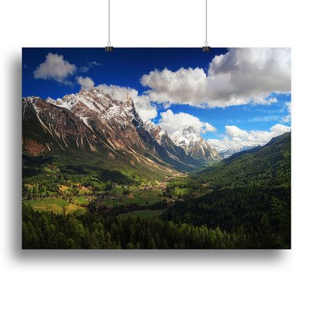 Un Valle Canvas Print or Poster Wall Art