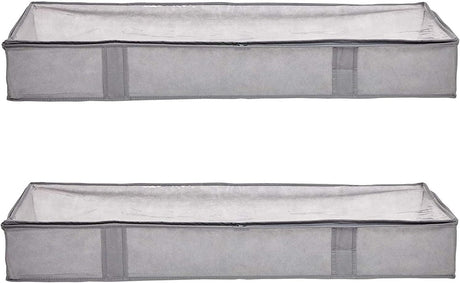 Space-Saving Under Bed Storage Bags with Clear Window and Handles