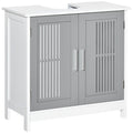 Space Saving Under Sink Pedestal Storage Cabinet with Adjustable Shelf