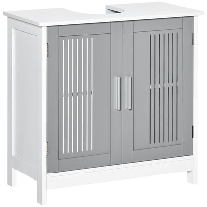 Space Saving Under Sink Pedestal Storage Cabinet with Adjustable Shelf
