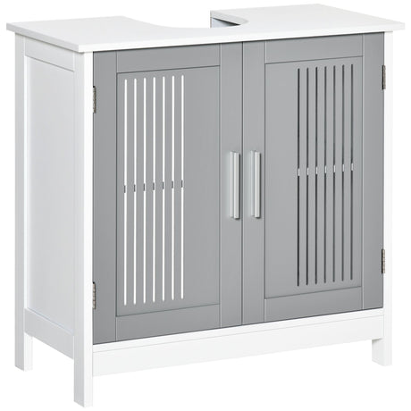 Space Saving Under Sink Pedestal Storage Cabinet with Adjustable Shelf