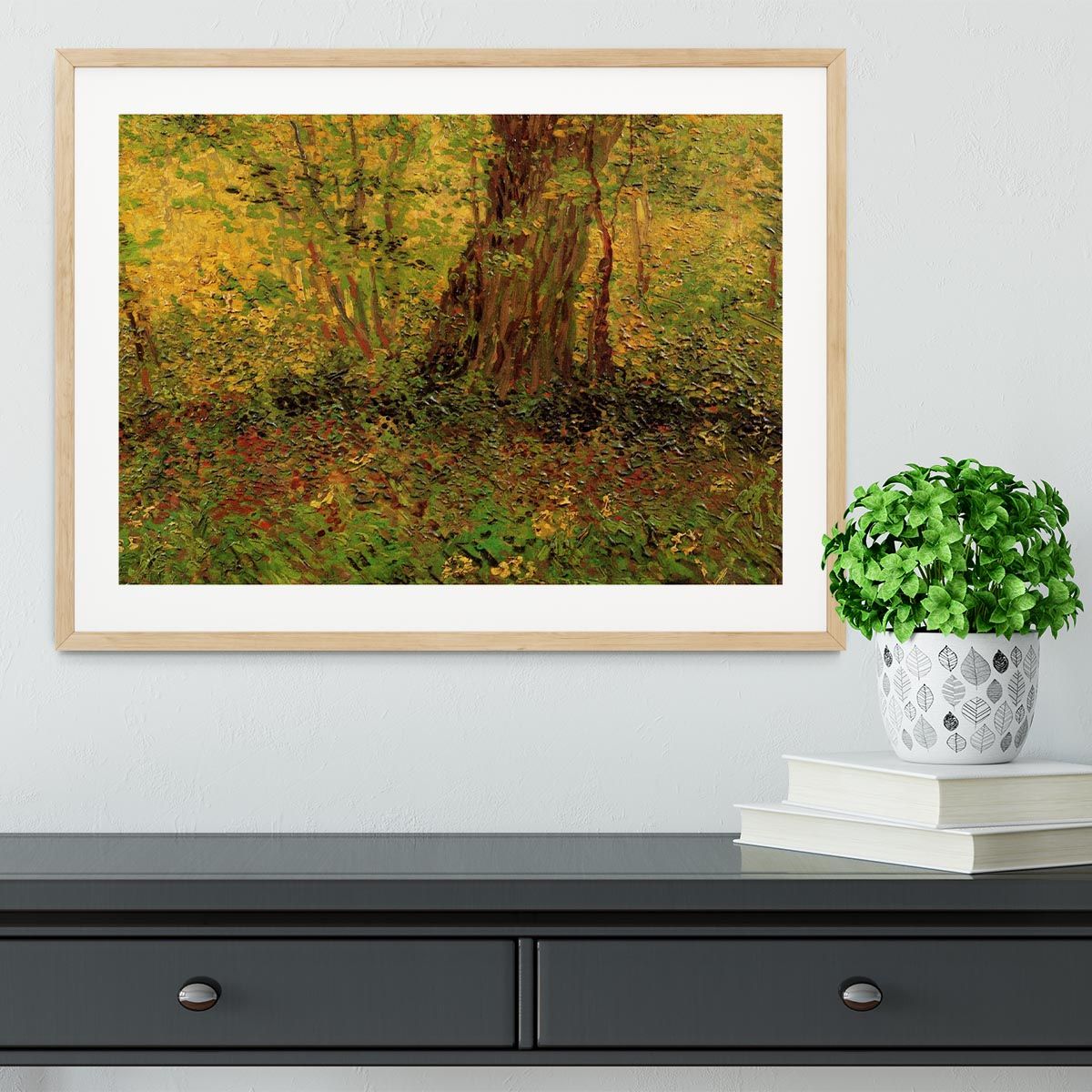 Van Gogh Undergrowth 2 Framed Wall Print