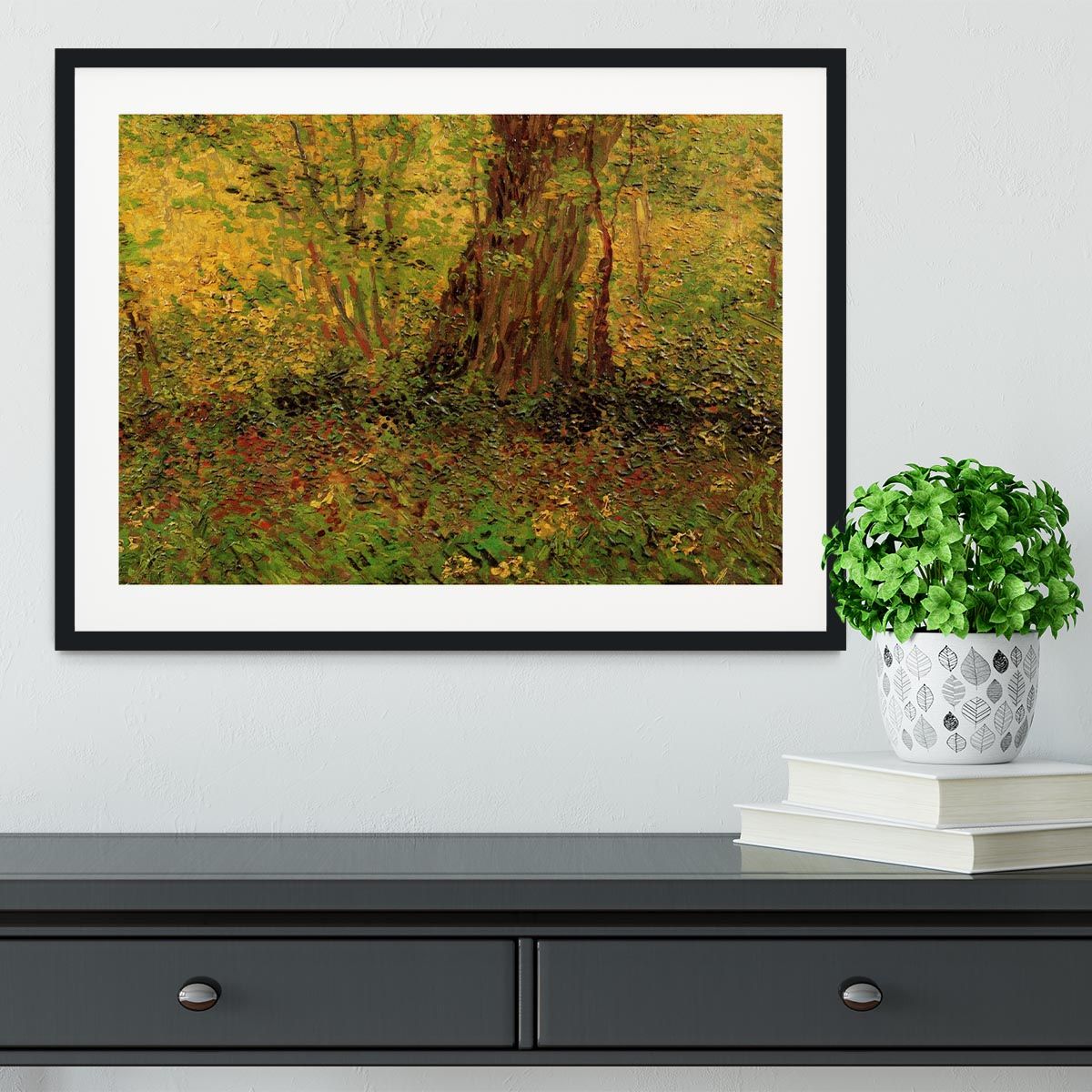 Van Gogh Undergrowth 2 Framed Wall Print